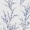 Laura Ashley Pussy Willow Off White/Midnight Wallpaper 113360