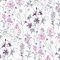 Laura Ashley Wild Meadow Pale Iris Wallpaper with delicate flowers
