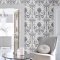 Laura Ashley Josette Off White/Midnight Wallpaper 113387