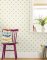 Joules Botanical Bee Crème Wallpaper Room