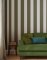 Joules Harborough Stripe Olive Green Wallpaper Room