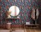 Envy Morse Coral & Navy Wallpaper 118611