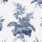 Laura Ashley Narberth Midnight Seaspray Blue Wallpaper