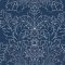 Laura Ashley Silchester Midnight Seaspray Blue Wallpaper