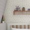 Laura Ashley Alphabet Dove Grey Wallpaper Bedroom