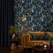 Graham & Brown Glasshouse Navy Wallpaper Room