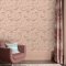 Clarissa Hulse Summer Wild Chervil Shell & Rose Gold Wallpaper Room