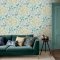 Clarissa Hulse Summer Border Verdigris Wallpaper Room