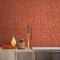 Clarissa Hulse Gypsophila Paprika & Gold Wallpaper Room