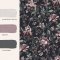 Laura Ashley Edita's Garden Charcoal Grey Wallpaper Matching Paint