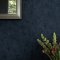 Laura Ashley Plain Midnight Seaspray Wallpaper Room