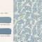 Laura Ashley Cariad Spray Newport Blue Wallpaper Matching Paint
