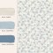 Laura Ashley Miserton Trail Pale Seaspray Blue Wallpaper Matching Paint