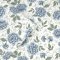 Laura Ashley Pickworth Posy Pale Seaspray Blue Wallpaper Roll