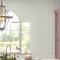 Laura Ashley Pickworth Posy Pale Seaspray Blue Wallpaper Room