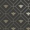 Holden Decor Honeycomb Bee Charcoal and Gold Wallpaper 13081