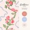 Cath Kidston Rose Flutter Pink Wallpaper Matching Paint Colours