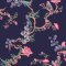 Cath Kidston Birds & Berries Navy wallpaper flat pattern, birds and berries