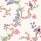 Cath Kidston Birds & Berries Spring wallpaper, soft pink birds and berry branches on cream