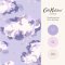 Cath Kidston Silver Linings Violet wallpaper with matching paint shades