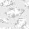 Dreamy cloud design in neutral tones on Cath Kidston Silver Linings Neutral wallpaper