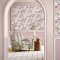 Cath Kidston Catnip Pink Wallpaper Room