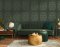 Holden Decor Bee Panel Green Wallpaper 13370