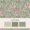 Matching paints paired with Honeysuckle Blossom wallpaper