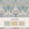 Matching paints paired with Garden Dusty Blue wallpaper