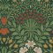 Flat image of Garden Moss Green wallpaper by William Morris at Home