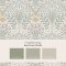 Matching paints paired with Garden Soft Sage wallpaper