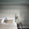 Styled interior with Brother Rabbit Lullaby Blues wallpaper