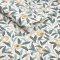 Roll shot of Bird & Pomegranate Cloudy Blues wallpaper pattern