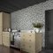 Styled interior featuring Bird & Pomegranate Cloudy Blues wallpaper