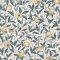 Flat image of Bird & Pomegranate Cloudy Blues wallpaper by William Morris at Home