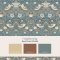 Matching paints paired with Strawberry Thief Washed Blue wallpaper