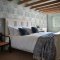 Room shot featuring Blackthorn Daydream wallpaper in a modern interior