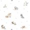 Galerie Farm Animals White Wallpaper