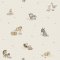Galerie Farm Animals Beige Wallpaper
