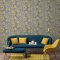 Paul Moneypenny Anethe Blossom Charcoal & Ochre Wallpaper