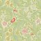 Morris & Co Leicester Green/Coral Wallpaper 212543