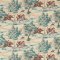 Sanderson Tally Ho Teal/Ruby Wallpaper 214597