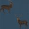 Sanderson Elysian Evesham Deer Indigo Wallpaper 216620