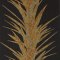 Sanderson Yucca Charcoal/Gold Wallpaper 216651
