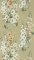 Sanderson Hollyhocks Gold Metallic/Tan Wallpaper 217034