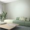 Galerie Flora Plain Green  & Grey Wallpaper Room