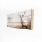 Stag Print Wooden Wall Art