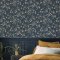 Rasch Blossom Navy and Cream Wallpaper 456738