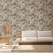 Galerie Flora Cherry Blossom Green Wallpaper Room