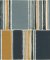 Rasch Woven Contemporary Blocks Cool Blue Wallpaper 484441